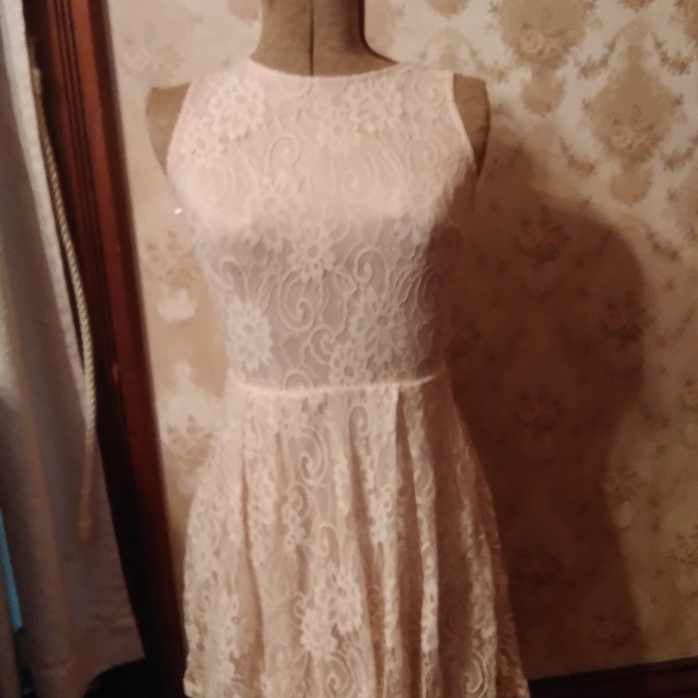 Light pink flower dress